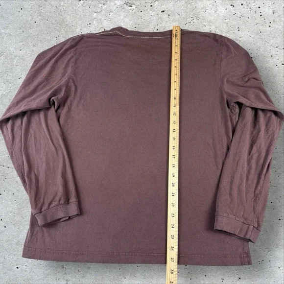 VINTAGE Diesel Shirt Size XL‎ Knock On Wood Thunderbird Graphic Brown L/S - Picture 4 of 5